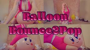 Bouncing to Pop Cartoon Balloon