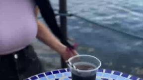 Lovely Afternoon Date In Prague With Brunette Babe Clea Gaultier