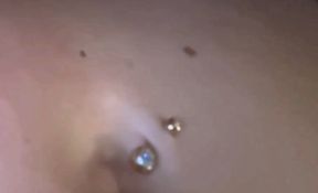 Navel Piercing Tongue Lick