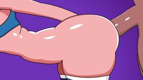 Internal Ejaculation of a Big Ass Woman