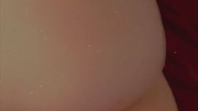 Pussy play with very long nails