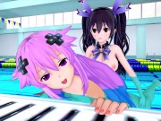 HYPERDIMENSION NEPTUNIA （FUTA）NOIRE X ADULT NEPTUNE (3D HENTAI)
