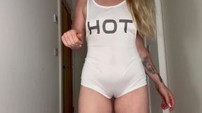 JOI with my tight little camel toe and juicy ass