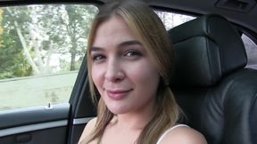 Sloppy pigtail blowjob