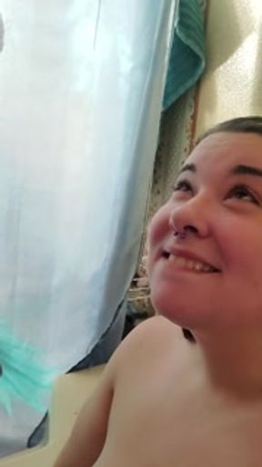 Sweet Girl REQUESTS Golden Shower, Sprays Piss in Mouth!