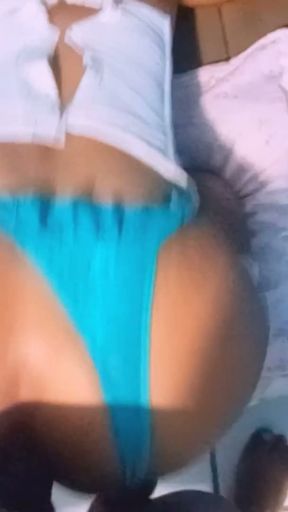 Big and creamy pussy, smelling and tasty, all wet to receive the cum, I cum in the ass   Clip 1