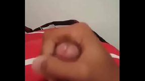 18 yo boy solo wanking his cute dick