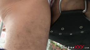 ”Hardcore outdoor bareback ass pumping with mature gay dudes”