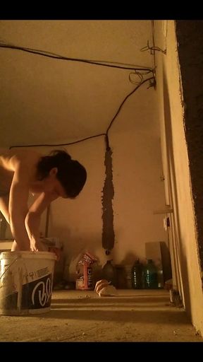 How to Plaster a Wall, a Nude Guide
