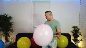 Male Looner Balloon Popping