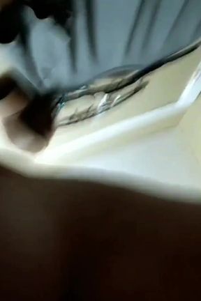 Big Boob Woman Takes Cock in Bathroom!