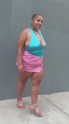 Emotional moment from &quot;Sexy Latina - Legs Crossed-Mini Skirt-Natural Fat Ass-High Heels Stilettos-Redbone Light Skin&quot;