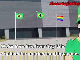 Toon Homo Porn Players in an Fuckfest