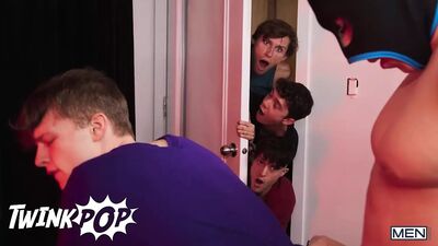 TWINKPOP - Twink Fucker Zane Empties His Balls On Jake Preston's Face After A Hard Pounding