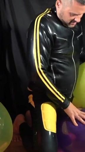 Looning Balloon Play No Pop Then Pops