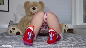 BJ McNaughty Booty and Soles View of Teds Blowjob