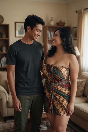 Indonesian GF gets a tongue job from her AI-generated boyfriend