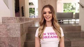 Feel the heat of Molly Little's wild blonde encounter in daring group passion.
