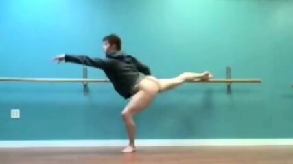 Male ballet practice (without tights!)