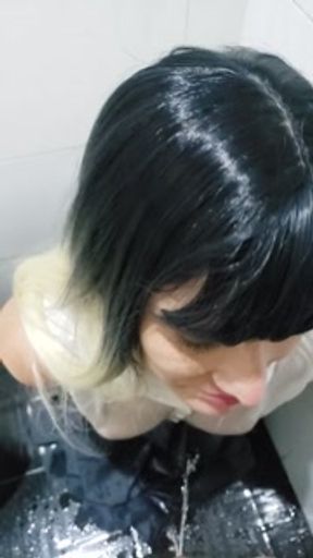 Secretary Is Showered With Pee In The Bathroom Of A Dental Office