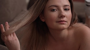 First DP with chubby and cute Teen Luna Umberlay ( emotional squirt )
