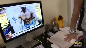 Cutie Gets on Top of a Guy to Ride His Cock with Her Tight Cunt