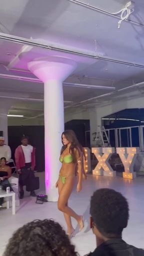 Female Model on Runway