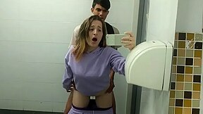 Ashley Pink - Pussy Discovers Hot Sex In Bathroom Pov