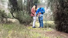 German amateur teen gets first facial in the forest