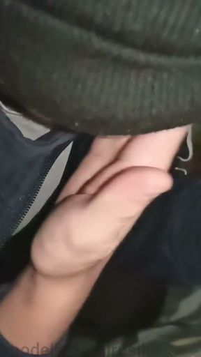 A young spermososka plays a big uncircumcised daddy's cock!   Clip 2