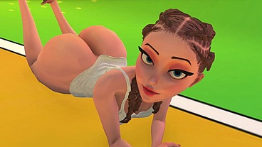 Tha Stoop Ep2 - Roy-al has a hot photo shoot with sexy big ass caramel hottie Gina and things get wild.