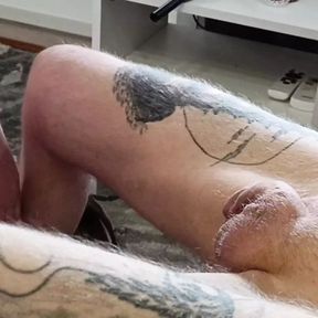 deep blowjob and dick masturbation is done by a friend