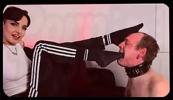 Gothic Domination: Petite Hunter Bradley Smells & Licks Socks & Feet Fetish 2025