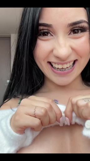 First Casting with Beautiful Petite Latina with Big Tits and Perfect Ass - POV Sex