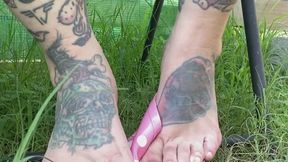 Gross sweaty toes