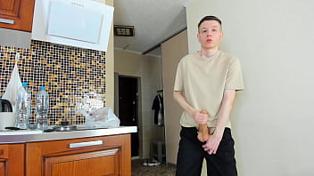 Hot Boy Slaps Leaking Boner Till Hot Cum Shower