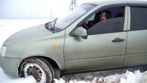 12_RUSSIAN GIRL STUCK IN MUD