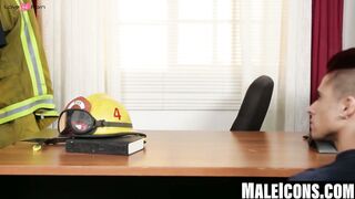 MaleIcons.com - Adam Russo blasts hot cum on Armond Rizzos body