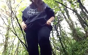 Outdoor pain play with nettles