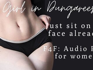 F4F - ASMR Audio Porn for women - Sit on my FUCKING FACE already!