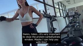 Gym creep films and solicits girl for bathroom oral