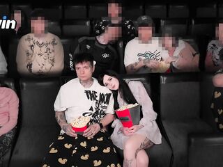 Surprised a girlfriend right in the clip theater - pinkloving