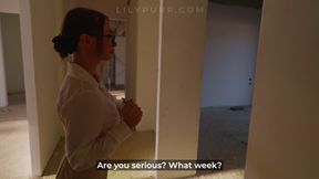 Horny Real Estate Agent Fucks Client in Unfinished Villa to Save the Deal