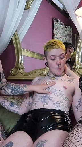 Double Domme Armpit and Bush Worship