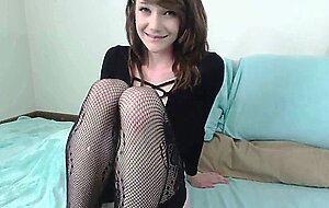 Amazing Chick having fun masturbating with her dildo