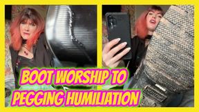 Boot Worship to Pegging Humiliation