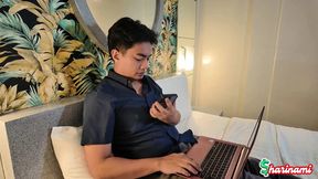 Single model Sharinami gets big dick in mouth POV