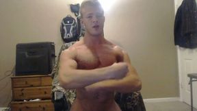 Big Muscles Big Uncut Cock - Sexy Flex Video