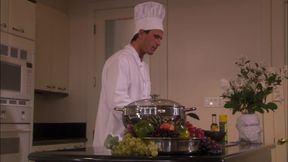 Big tit boss Hailey Paige fucking in kitchen with the chef