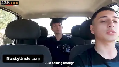 Barely Legal Blonde Teen Gets Pounded Hard by Step-Dad's Friend at Gas Station